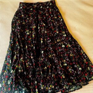 Torrid boho floral skirt